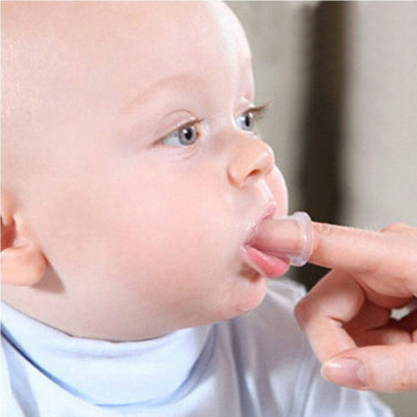 1Pc Baby Silicone Finger Toothbrush
