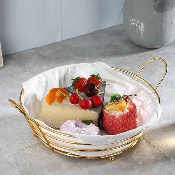 Metal Fruit and Bread Basket