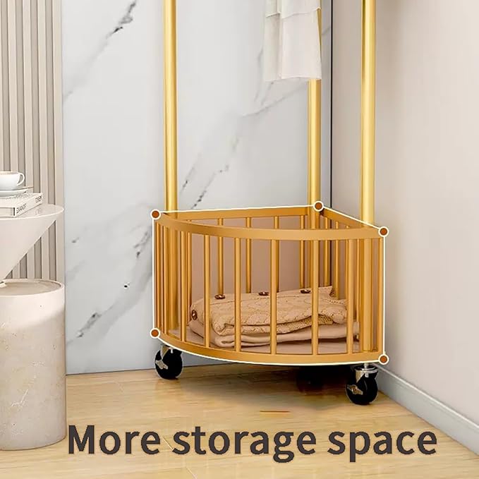 Heavy Duty Iron Corner Storage Rack Stand
