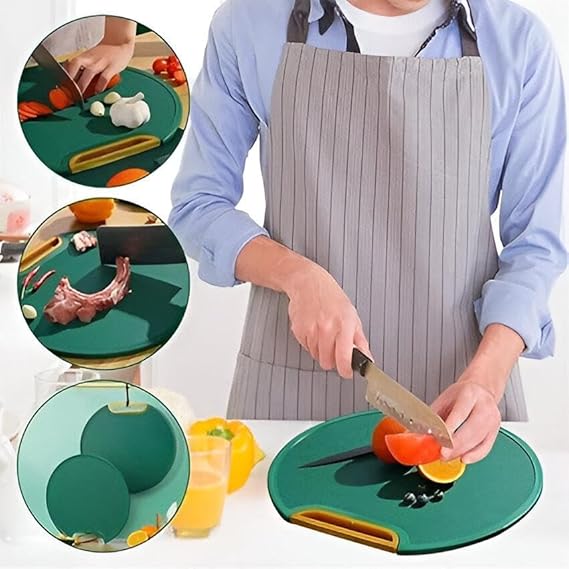 Round Cutting Board – Ideal for Meat, Veggies & Fruits