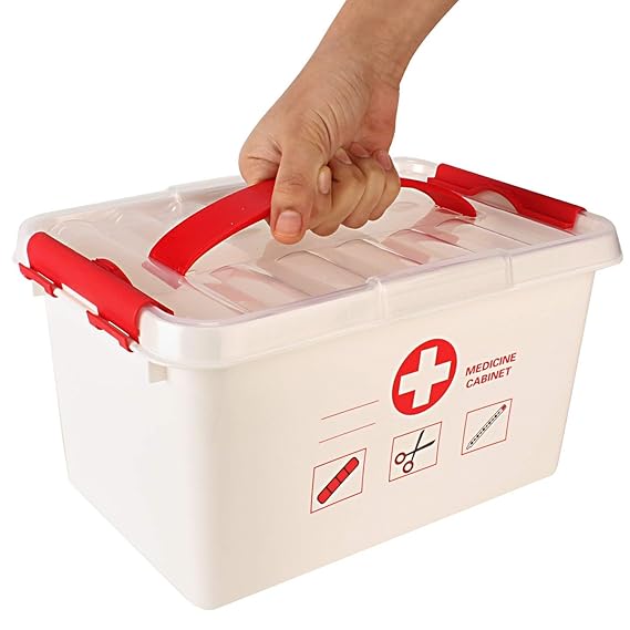 First Aid Kit Storage Box – Emergency Medical Organizer