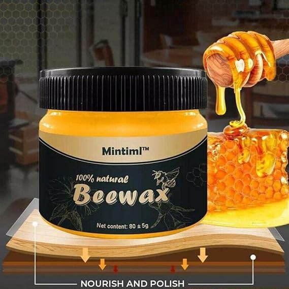 Natural Beeswax Furniture Polish – 85g Wood Care
