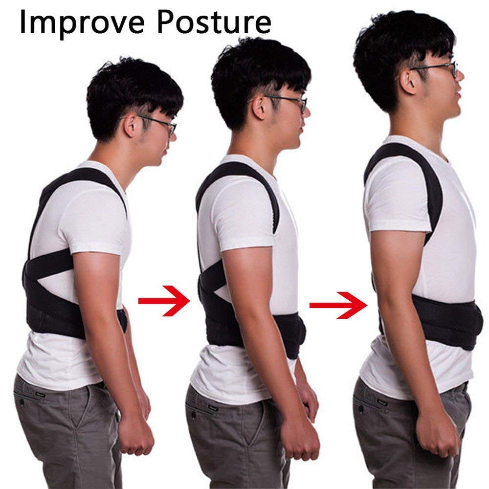 Adjustable Magnetic Posture Corrector Back Brace Support