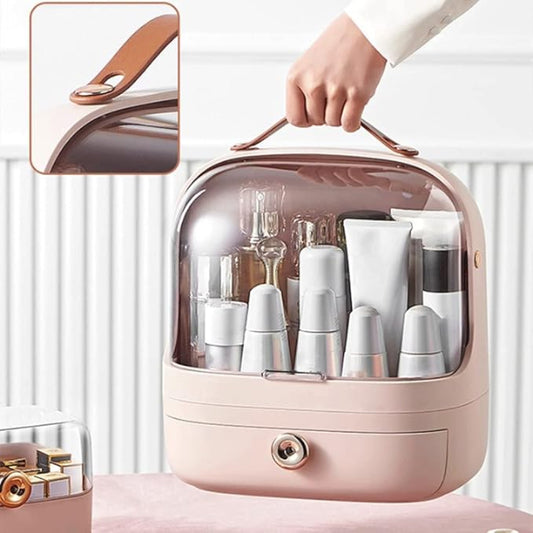Luxury Waterproof Makeup Organizer with Drawer