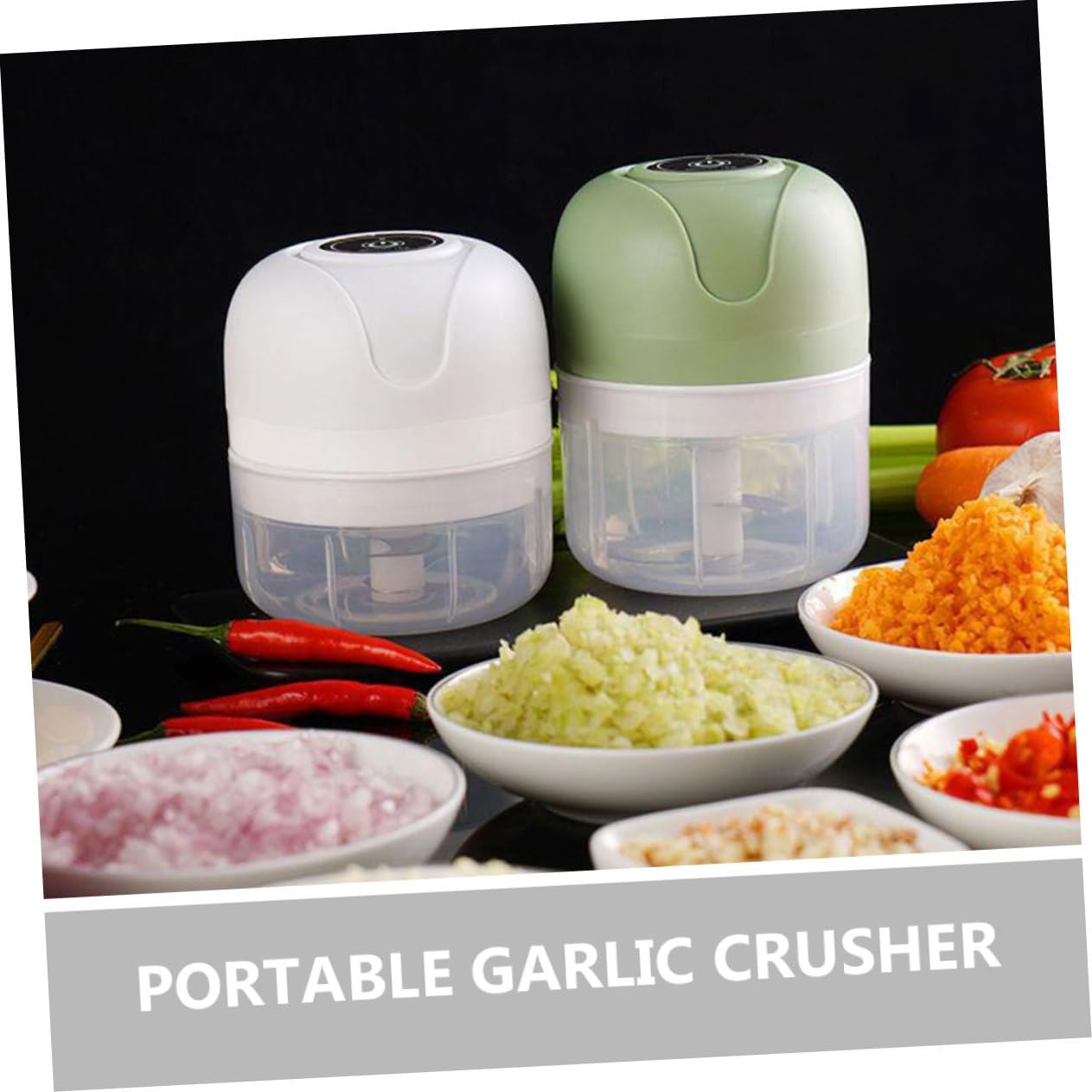 Electric Fruit and Vegetable Mini Chopper