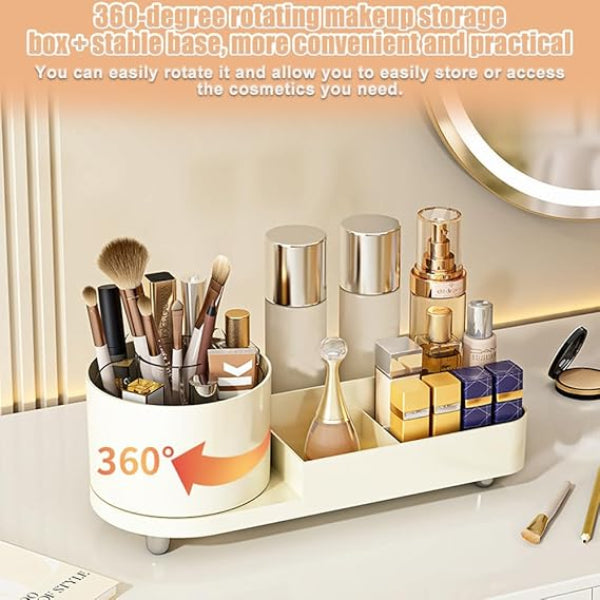360° Rotating Multifunctional Makeup Organizer Stand