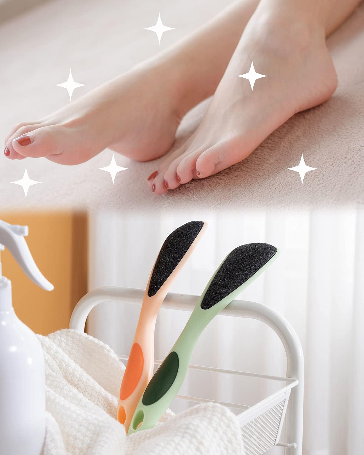 Double-Sided Foot Scrubber Pedicure Tool