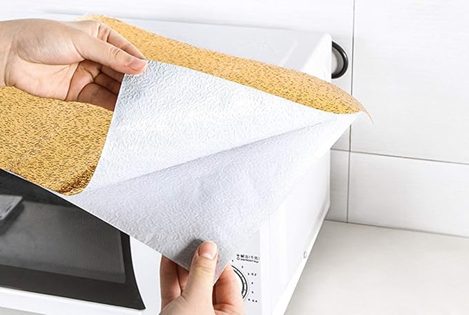Waterproof Almunium Foil Sheet Sticker (40x200cm)