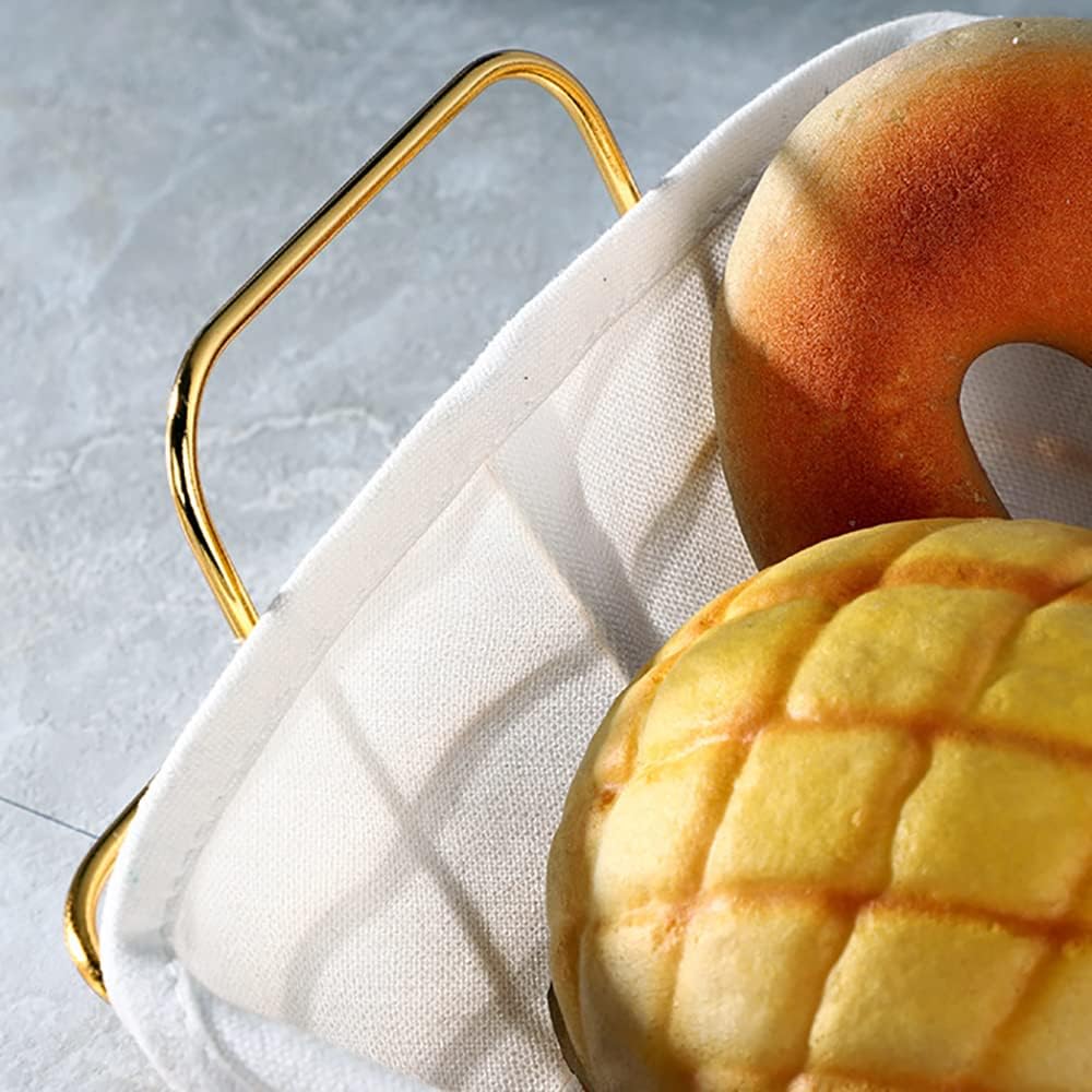 Metal Rectangular Bread & Fruit Basket