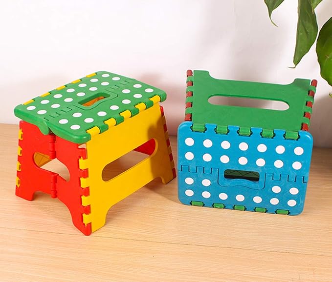 Portable Folding Stool – Mini Plastic Chair for Outdoor & Home