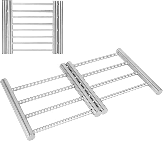 Expandable Stainless Steel Hot Pot Rack – Heat Mat
