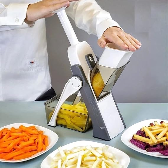 5-in-1 Adjustable Vegetable Fruit Slicer