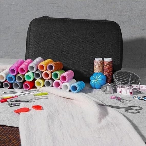 98-Piece Portable Sewing Kit – Travel & Home Repair Set