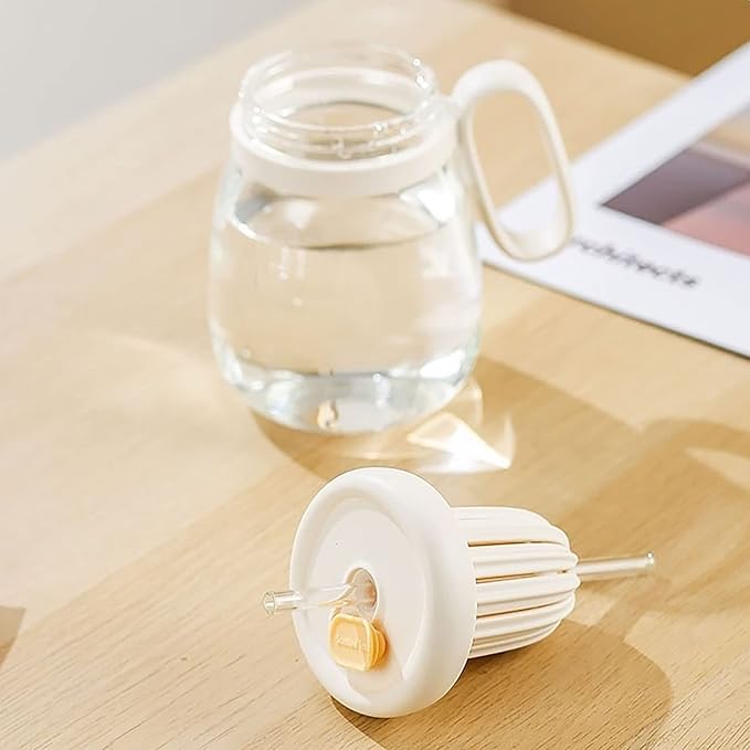 Portable Water Bottle with Straw