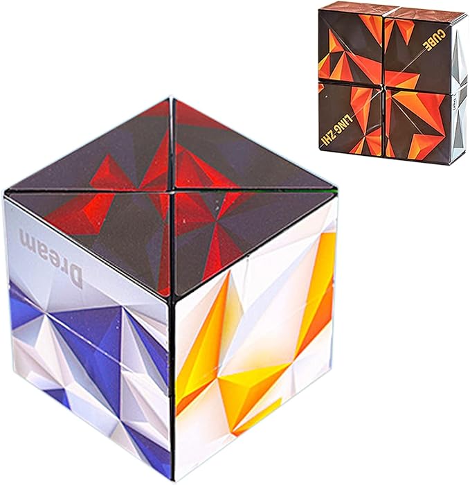 3D Shape Shifting Cube – Magnetic Puzzle Toy