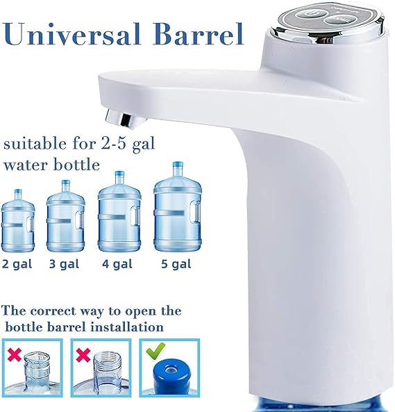 Automatic Rechargeable Water Dispenser Pump for Bottles