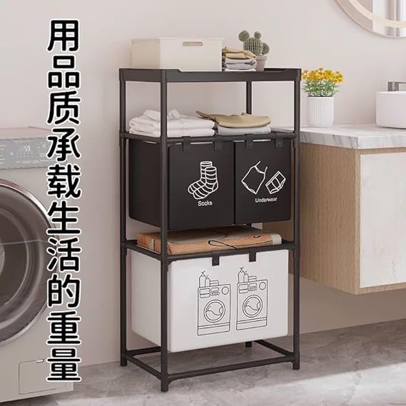 Metal Folding Dirty Clothes Storage Rack