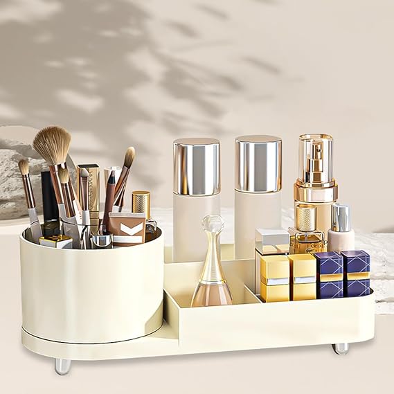 360° Rotating Multifunctional Makeup Organizer Stand