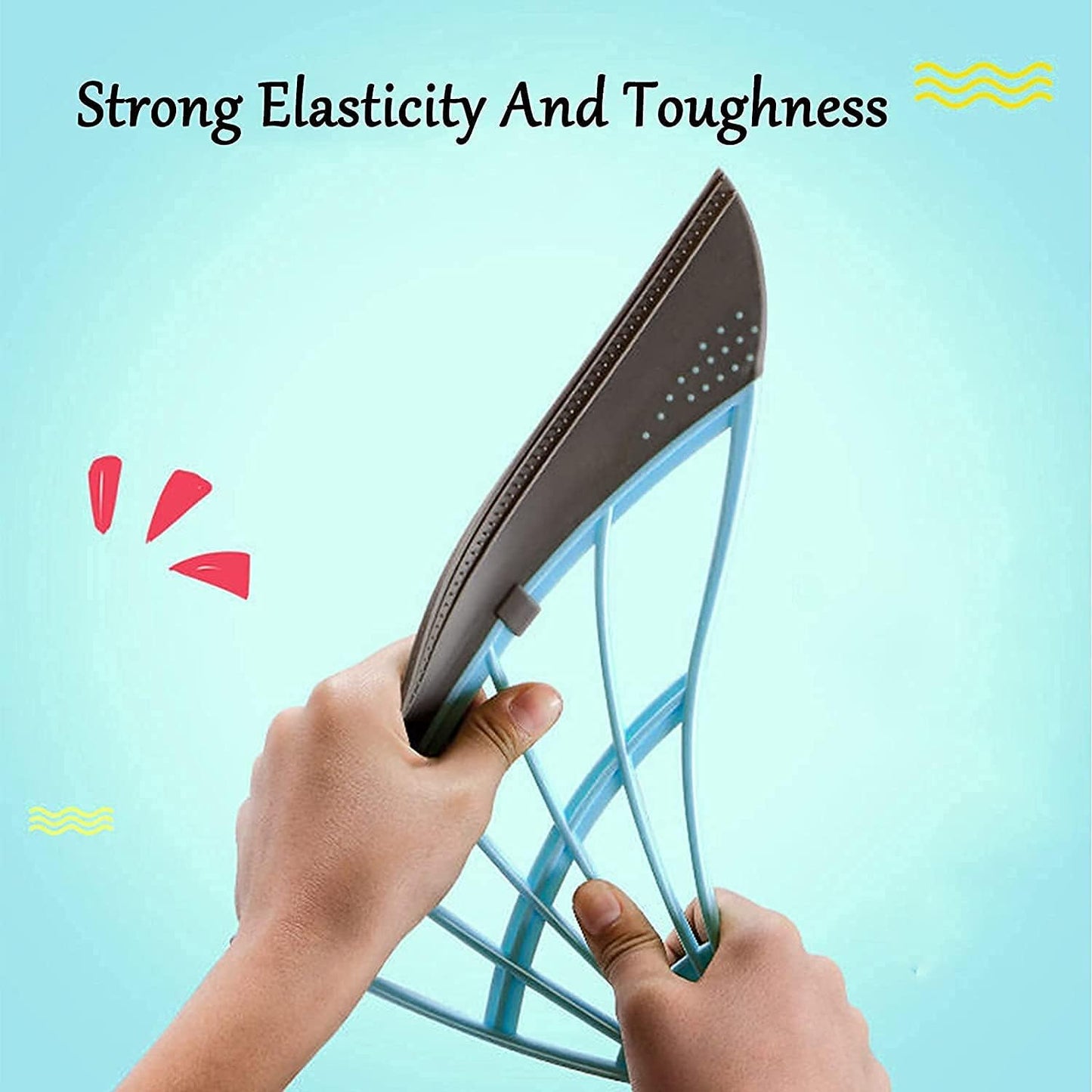 Multifunction Silicone Broom & Floor Squeegee with Adjustable Handle