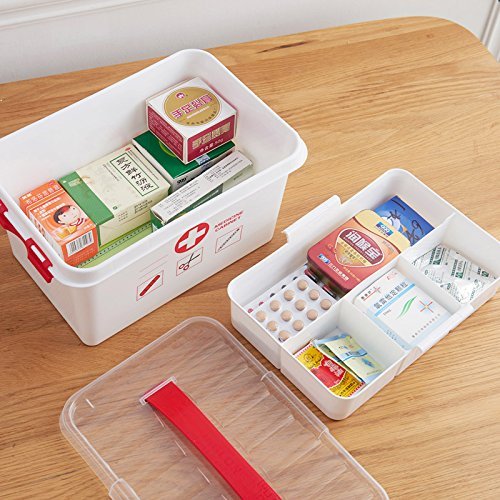 First Aid Kit Storage Box – Emergency Medical Organizer