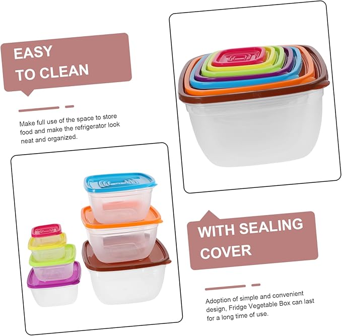 6pcs Airtight Mixing Salad Bowl Set