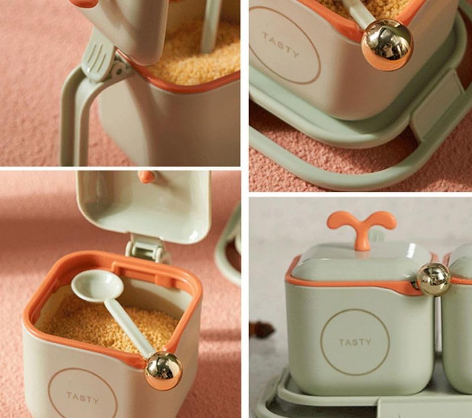 3-Piece Seasoning Jar Set with Lid