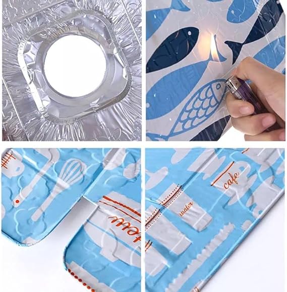 Reusable Gas Stove Tin Foil Protector Covers