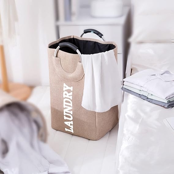 Large Foldable Laundry Hamper – Portable Fabric Basket