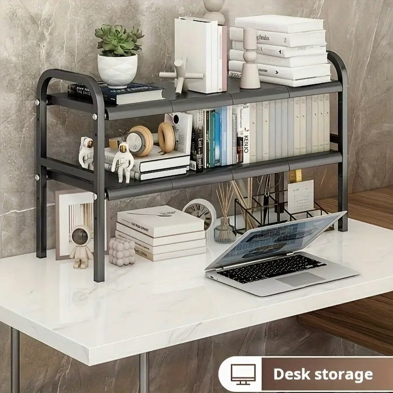 Expandable Under-Sink Organizer Rack with Adjustable Shelves & Baskets