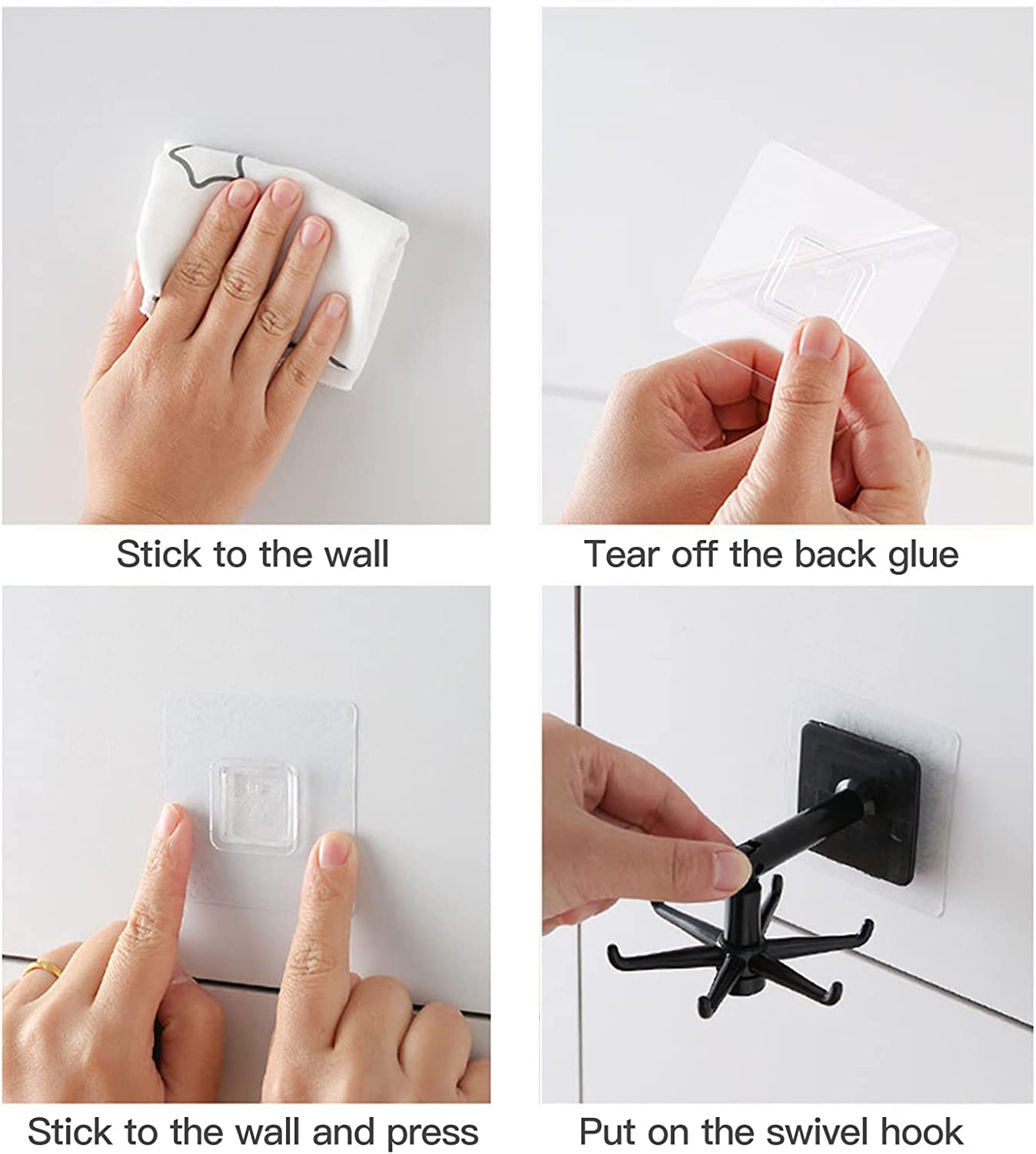 360 Degree Rotating Wall Hanging Spoon Holder