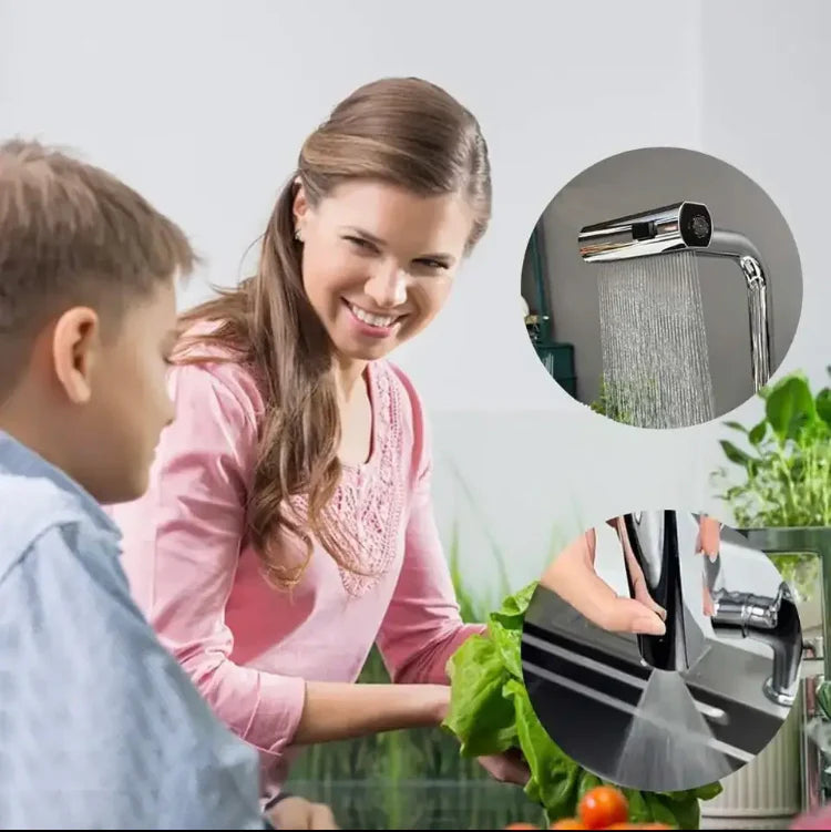 3-Mode Universal Waterfall Faucet for Kitchen