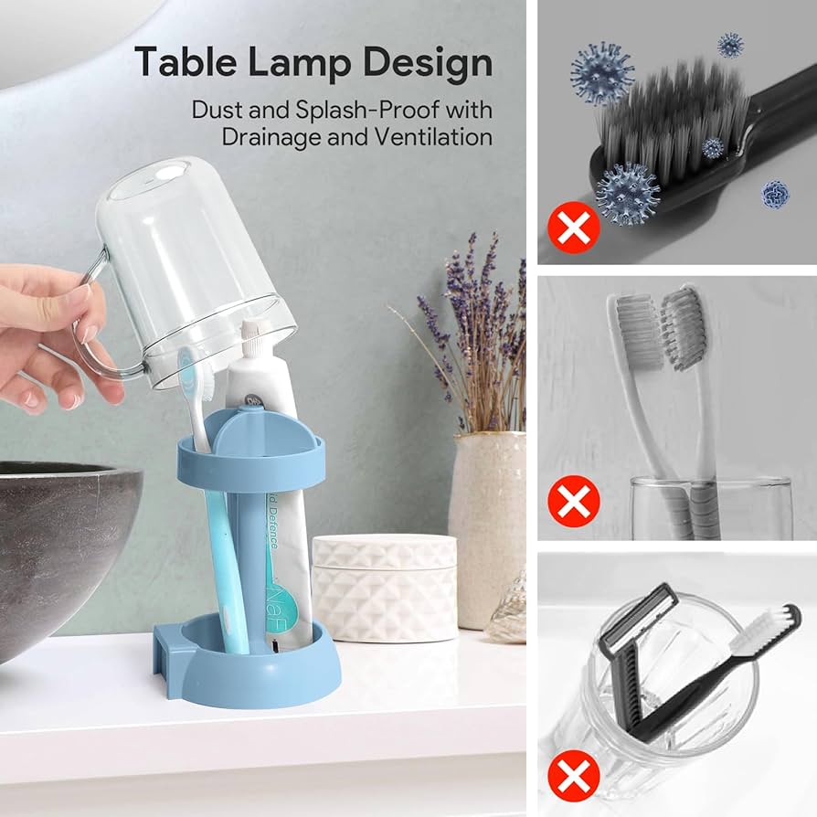 Toothbrush Holder with Wash Cup Set