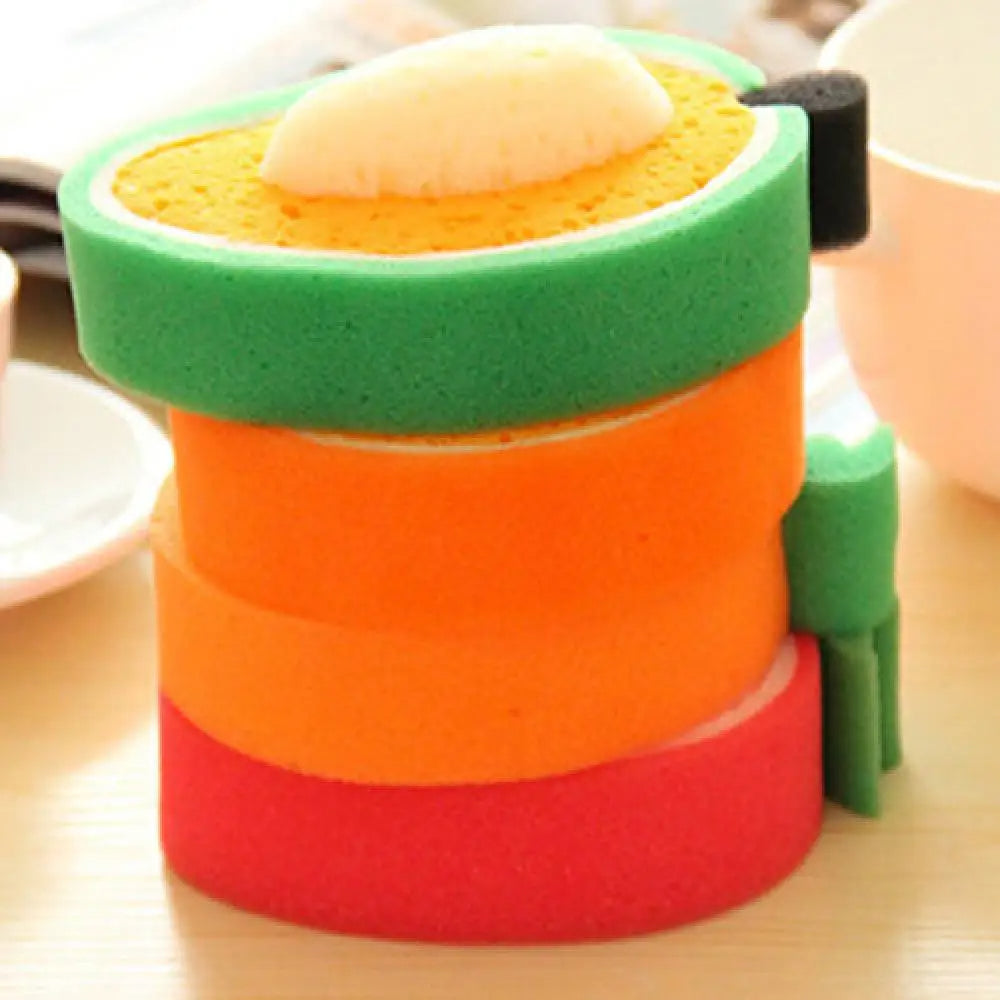 Cute Fruit Shaped Kitchen Cleaning Sponge