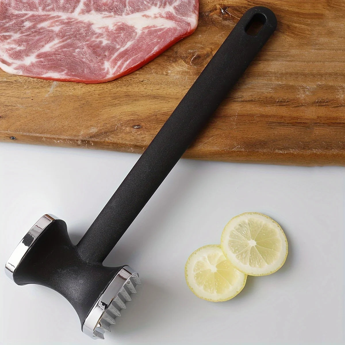 Heavy-Duty Meat Tenderizer Hammer – Stainless Steel Kitchen Tool