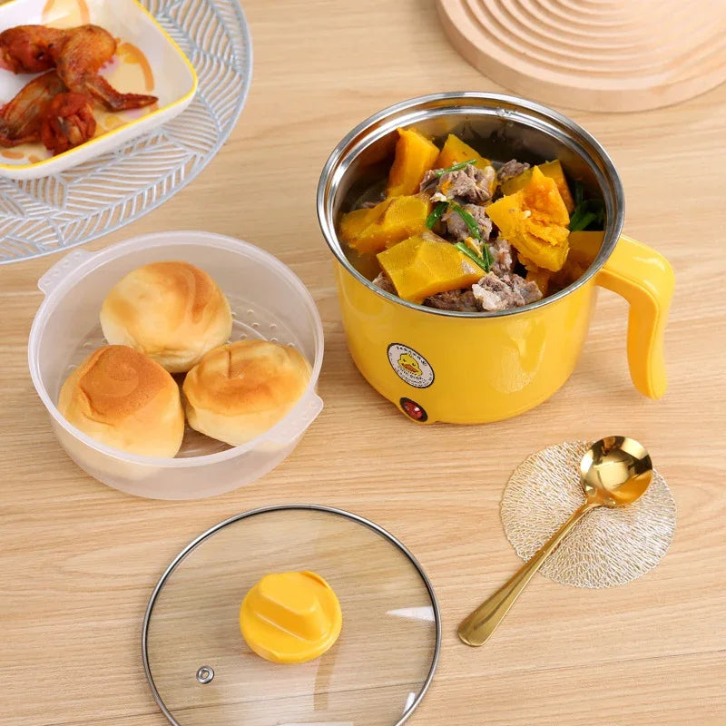 1.8L Electric Hot Pot Cooker – Multifunction Steamer