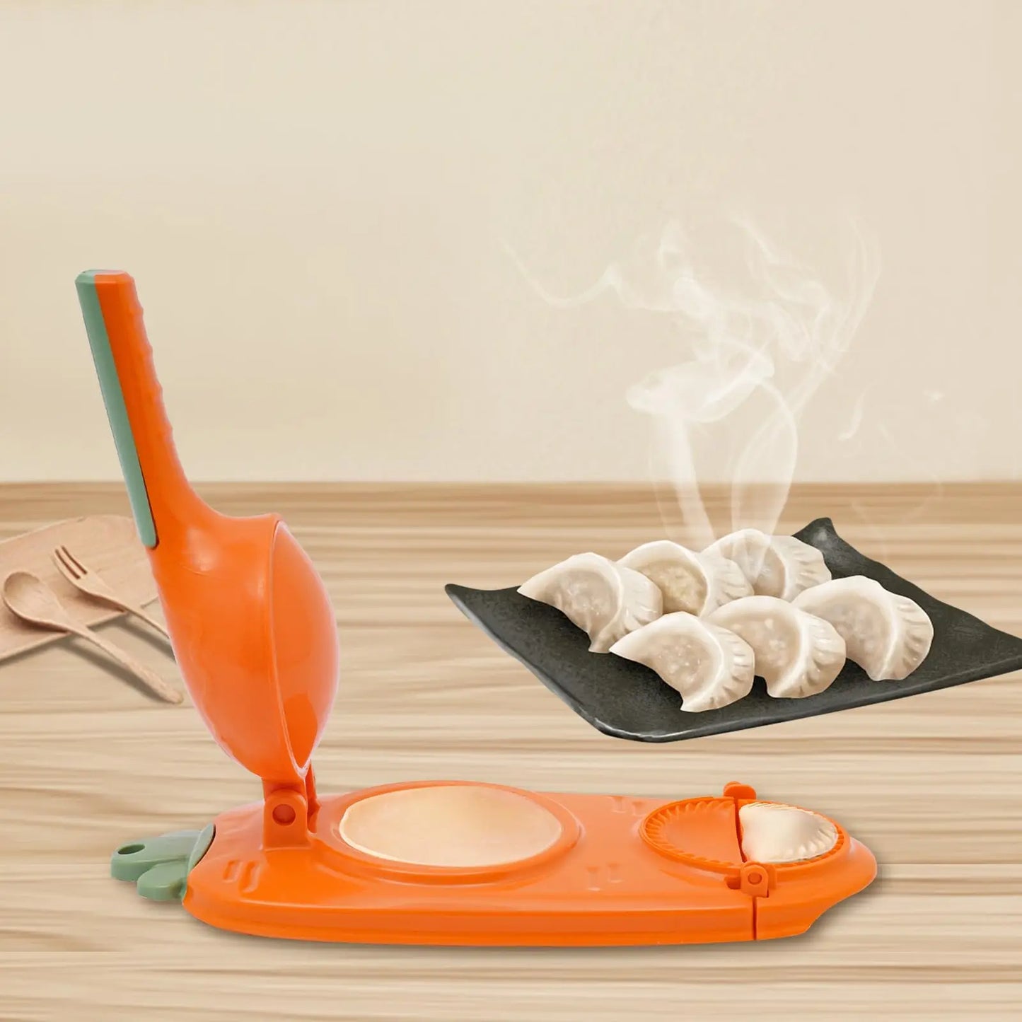 2-in-1 Multi-Function Manual Dumpling Maker Machine