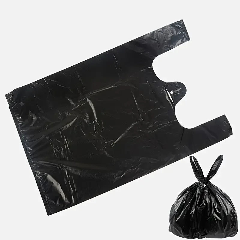 Black Disposable Durable Garbage Bags Roll