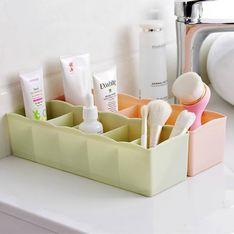 5-Grid Sock & Underwear Drawer Organizer – Plastic Storage Box