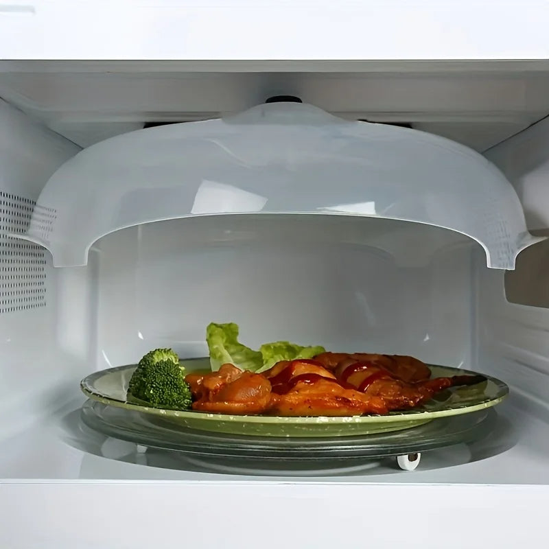 Plastic Microwave Food Cover for Heating & Splash Protection