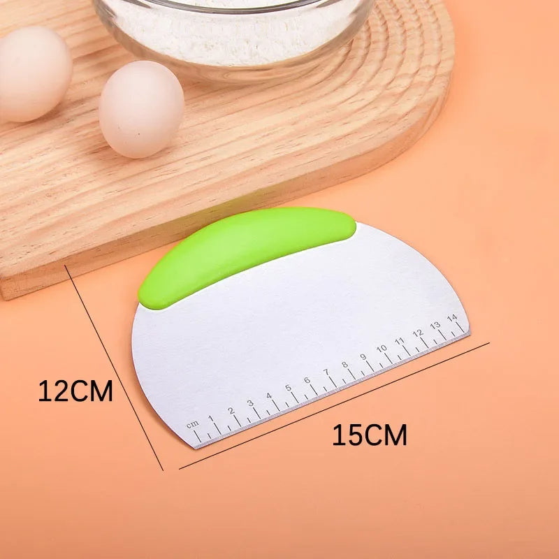 Stainless Steel Dough Scraper & Pastry Cutter Tool