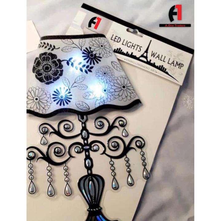 3D LED Lamp Wall Sticker for Home Decor