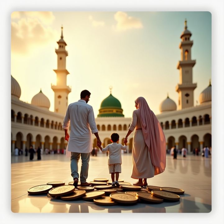 Islamic Umrah Saving Box – 280-Day Coin Bank
