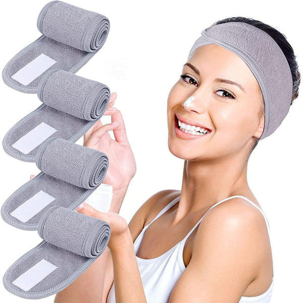 Adjustable Facial Wrap Head Band For Makeup/Yoga - 1Pc