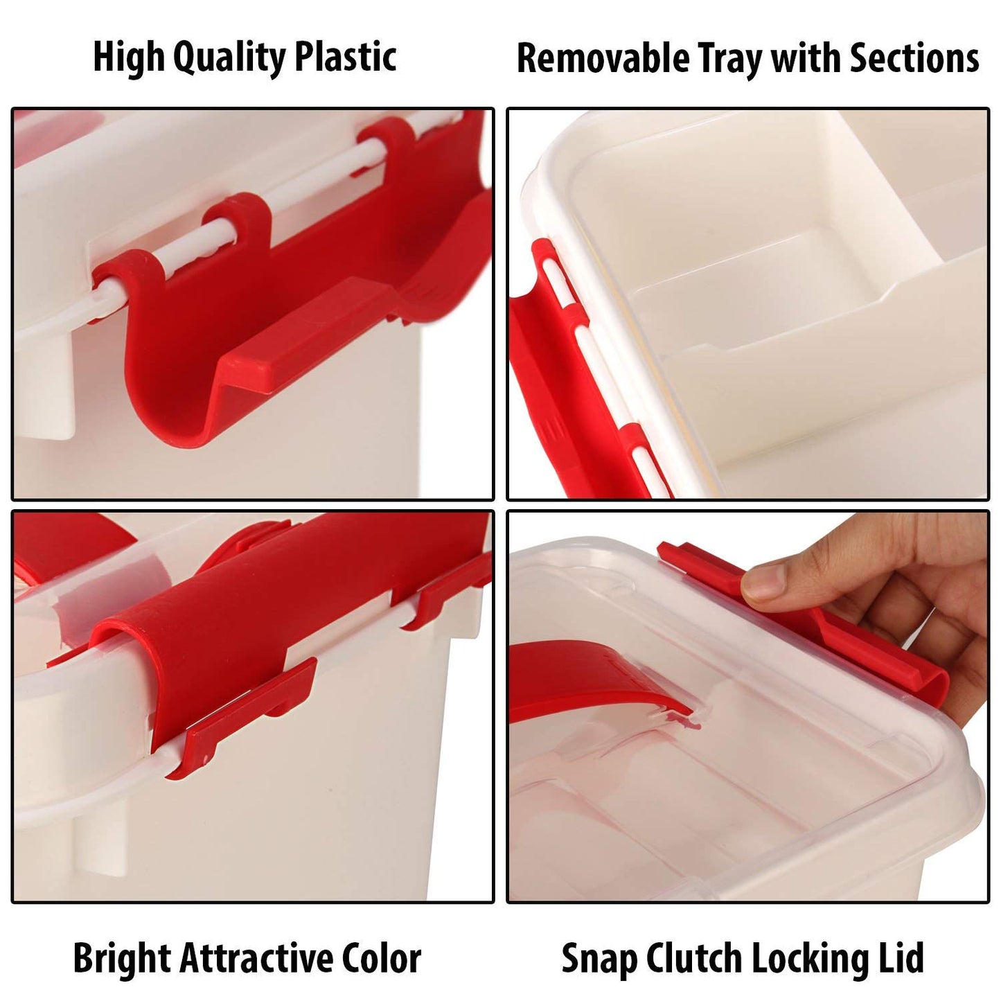 First Aid Kit Storage Box – Emergency Medical Organizer