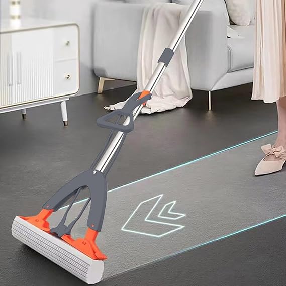 Dual Use Sponge Mop for Floor Cleaning