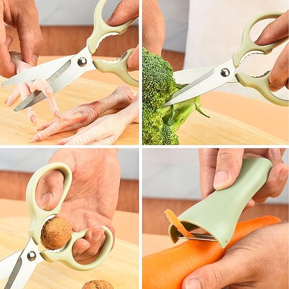 3-in-1 Kitchen Scissors and Peeler Set