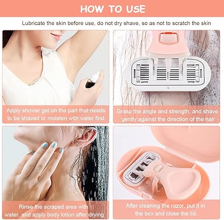 Stainless Steel Women Safety Razor for Shaving