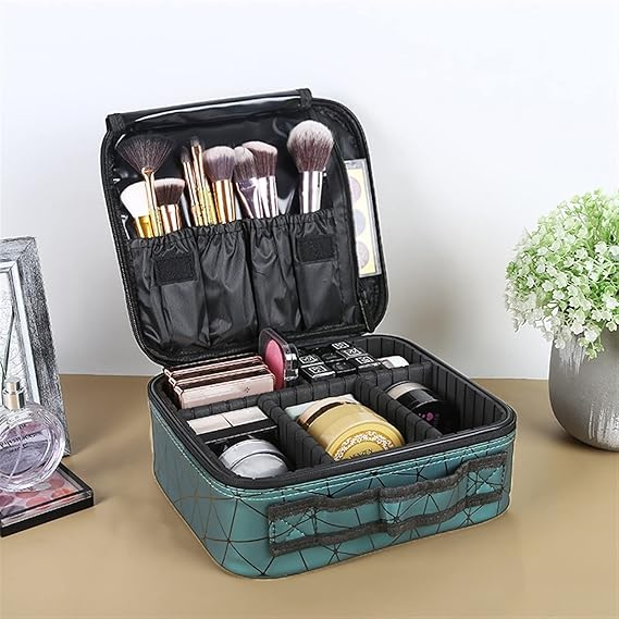 Large Travel Makeup Bag – Women’s Cosmetic Organizer