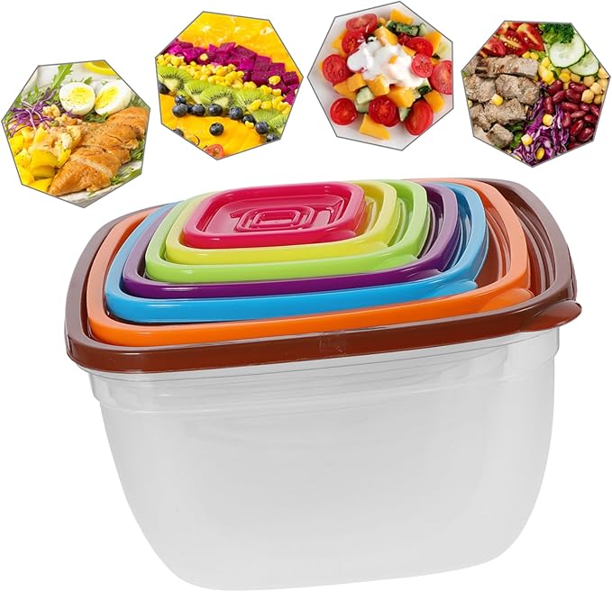 6pcs Airtight Mixing Salad Bowl Set