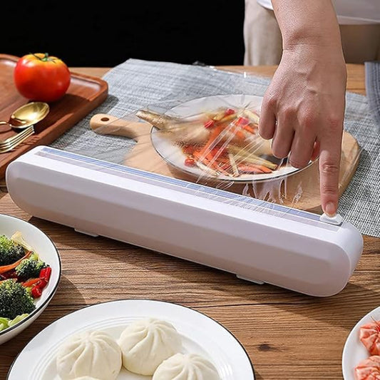 Food Film Cutter – Wrap Dispenser with Slide Cutter